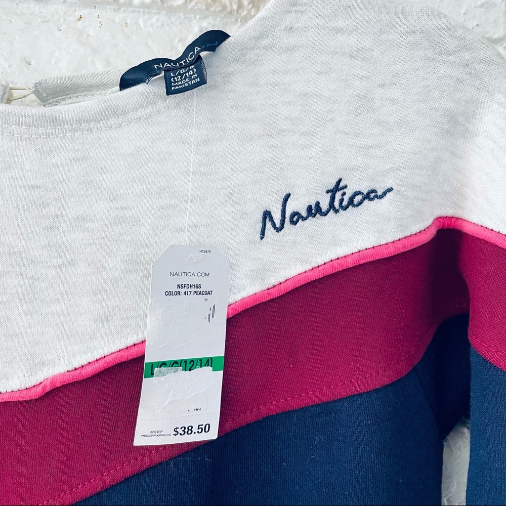 Náutica dress sweater size L 12-14 new - Picture 5 of 7